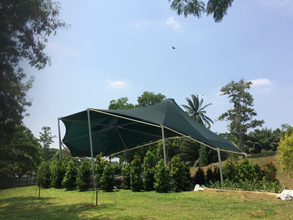 tensile membrane structure putrajaya botanical garden