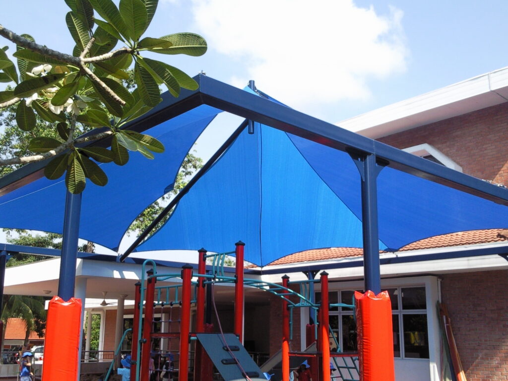 HDPE Sun Shade Sail for Holland International School