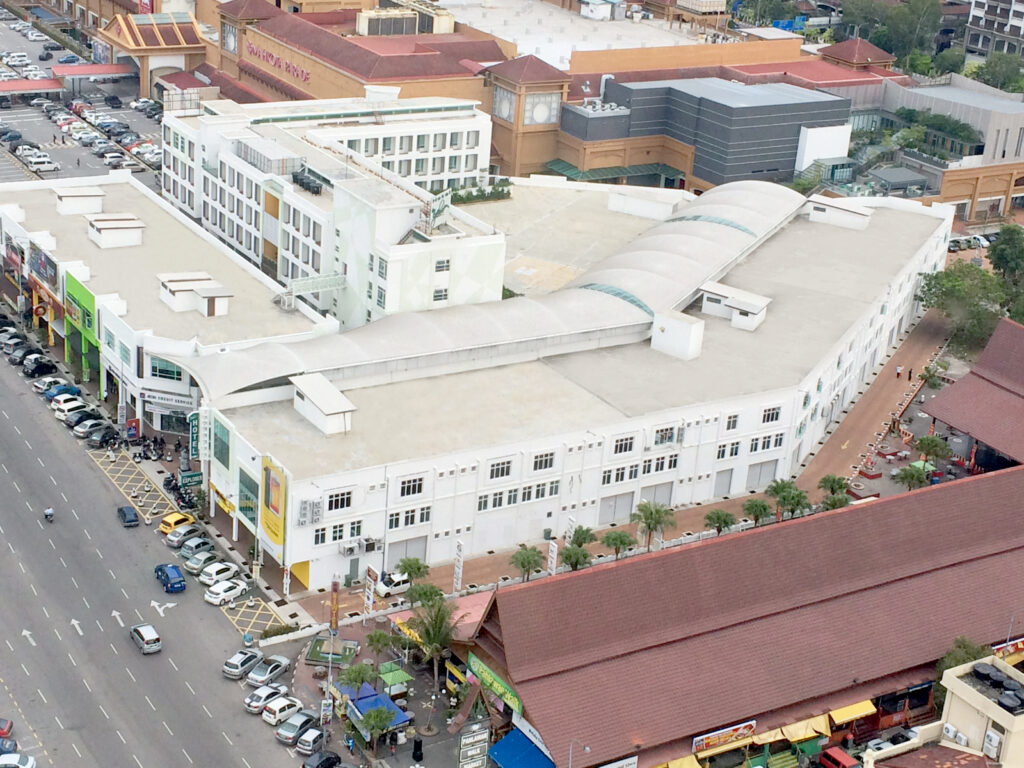 tensile membrane structure walkway plaza melaka & the explorer hotel